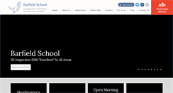 Desktop Screenshot of barfieldschool.com